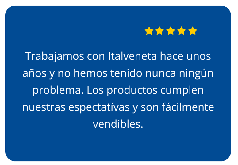 recensione cliente in spagnolo