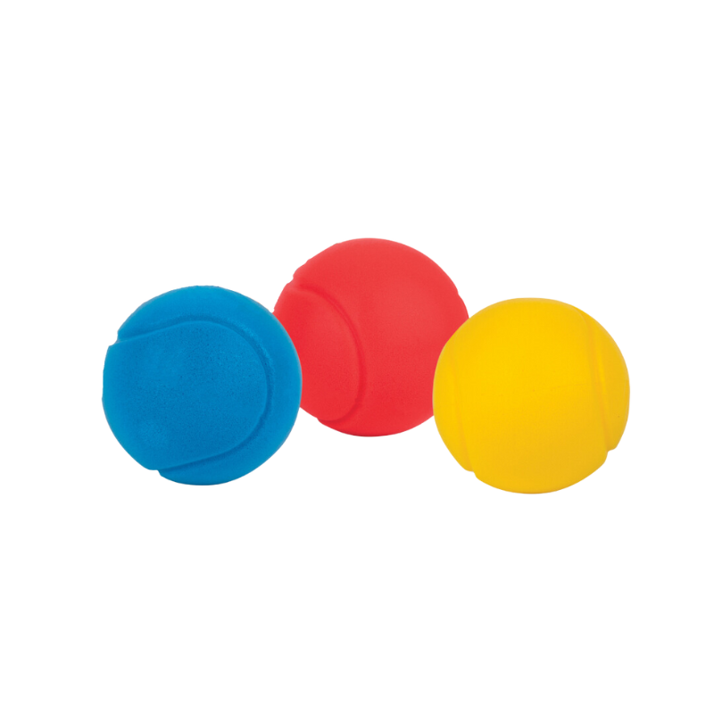 Pallina da tennis in spugna con strisce scanalate